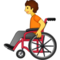 Person in Manual Wheelchair emoji on Samsung